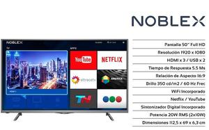 Televisor Noblex 50" Led SMART Ea50x Full Hd NUEVO