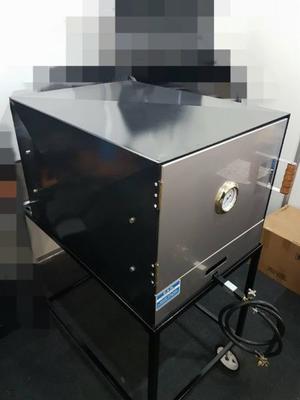 Horno Multifunción Enlozado Con Puerta De Acero Inoxidable