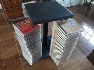 Lote de CD's con Soporte Rotativo para 120 CD's