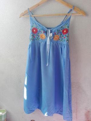 Vestido celeste c