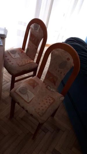 vendo juego de mesa con 6 sillas
