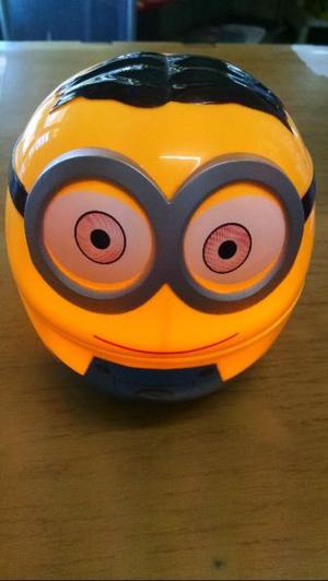 Lampara Led Velador Luz De Noche Minion Recargable