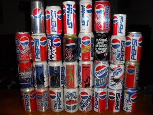 Lote 30 Latas Pepsi Importadas Decada Del 90
