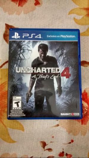 VENDO JUEGO UNCHARTED 4 FISICO PS4