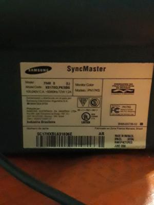 VENDO MONITOR SINCMASTER