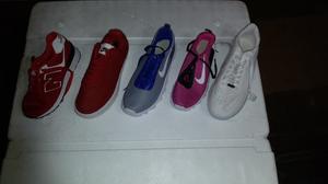 Zapatillas deportivas distintas marcas modelos y colores