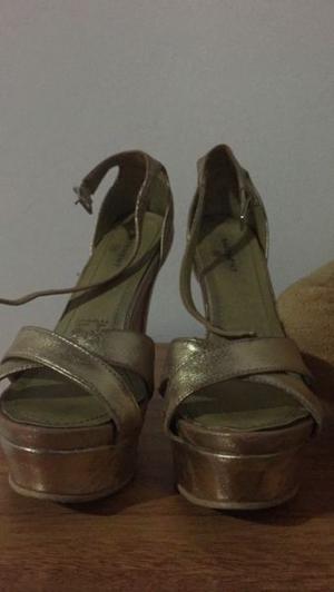 Zapatos dorados n38