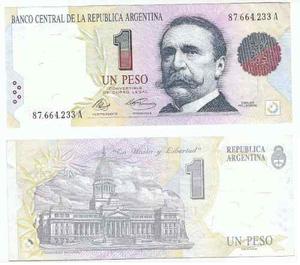 Argentina Billete De 1 Peso Bottero  S/c