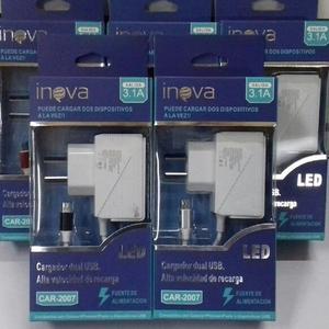 Cargador Carga Rápida 3,1a Inova P/ Samsung Moto Lg