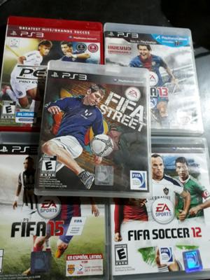 Juegos de PS3 en perfecto estado. Combo 5 juegos de futbol