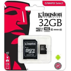Kingston Memoria Micro Sd 32gb Clase 10 Canvas Select 80mb/s