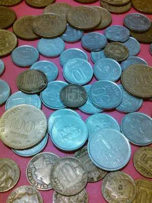Lote De 40 Monedas Argentinas Antiguas.