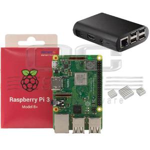 Nuevo Raspberry Pi 3 B+ Plus Uk + Case + Disipadores