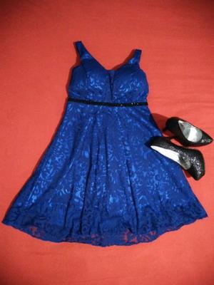 Vestido de fiesta azul