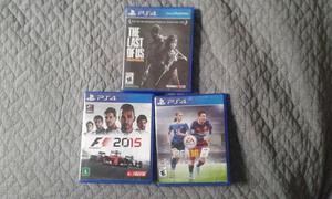 Tres juegos de play station 4