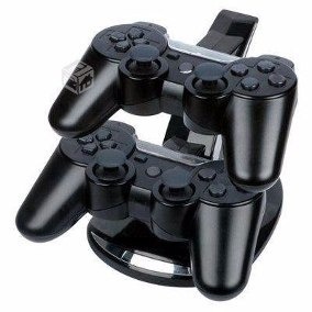 Base Soporte Cargador Doble 2 Joysticks Ps3 Playstation 3