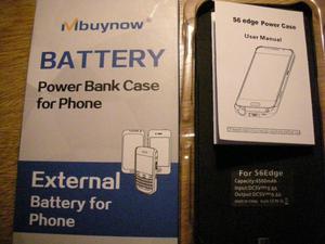 Bateria Power Bank Case para Samsung S6 Edge