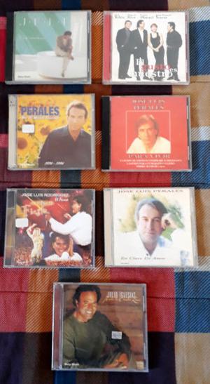 Cd´s Originales Julio Iglesias Jose Luis Perales Jose Luis