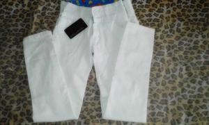 Pantalon blanco talle 40 Nuevo elastizado