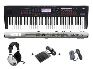 Teclado Sintetizador Korg Kross 2 61 Tecla +auricular +pedal