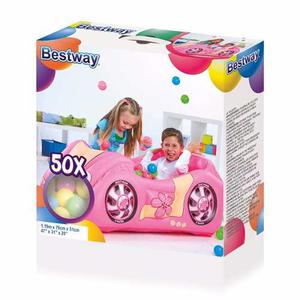 Auto Pelotero Inflable Bestway 50 Pelotas Inflable Nuevo