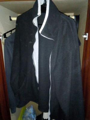 Campera polar negra talle xl