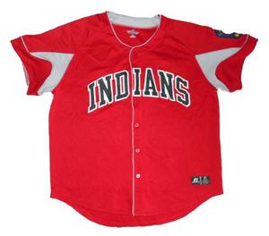 Casaca De Baseball - 4 - Xl - Cleveland Indians - Rsl