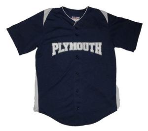 Casaca De Baseball - 53 - M - Plymouth State - Gn