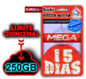 Cuenta Premium Mega 15 Días (250gb, Garantizada!)