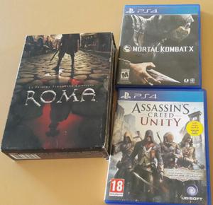 Juegos PS4 y serie Roma