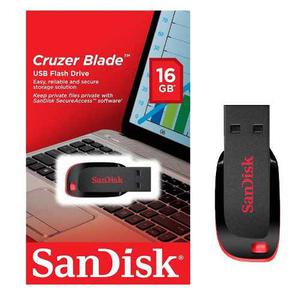 Pen Drive Sandisk 16gb Usb 2.0 Cruzer Blade