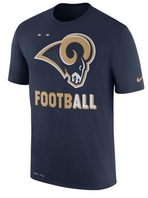 Remera Nike Nfl Los Angeles Rams Dri-fit Xxl