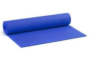 X10 Colchoneta Yoga Mat Pvc 4 Mm Antideslizantes Color Azul