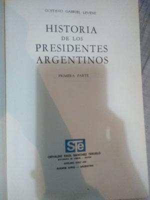 presidentes argentinos 2 tomos