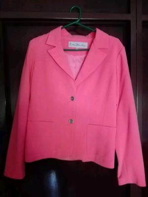 Bleizer Mujer Rosa Talle 44 Impecable