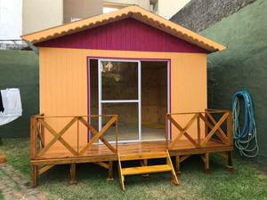Cabaña De Madera - Dormis - Oficina - Prefabricada