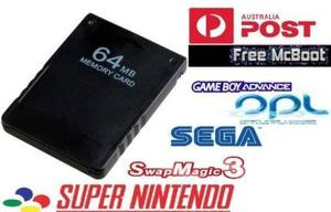 Free Mcboot Memory Card 64 Mb Opl Hdloader Nes Sega Snes