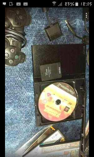 Vendo Play 2 Chipeada Con 2 Joysticks