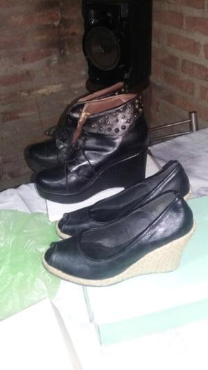 Zapatos 39. Cuero.