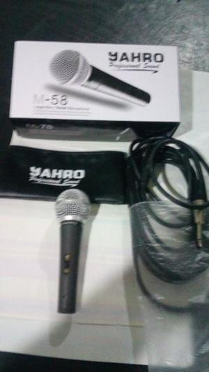 microfono PROFESIONAL YHARO M-58...sin uso