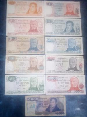 Billetes antiguo de argentina