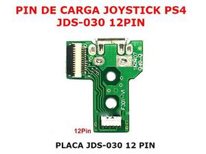Pin De Carga Placa Green Joytistick Ps4 12 Pines Jds-030