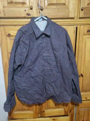 Camisa Manga Larga, XL escocesa