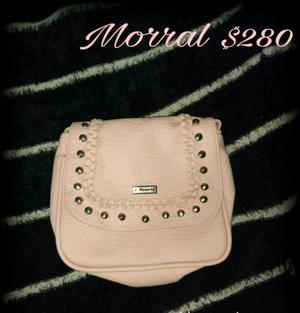 Morral cuerina mujer