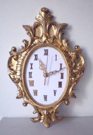 Reloj De Pared Estilo Antiguo-shabby Chic 23cmx35cm