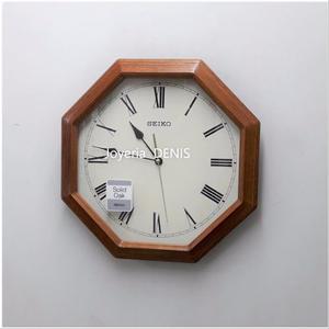 Reloj De Pared Seiko - Madera Maciza - Qxa152b (Sp113)