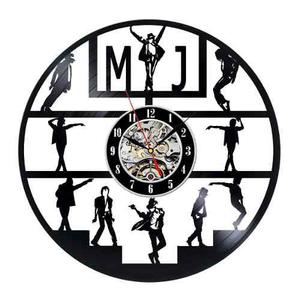 Reloj Disco Vinilo Diseño Michael Jackson Regalo Original