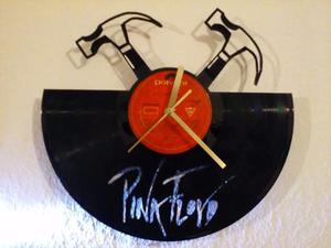 Reloj Vinilo Diseño Original Pink Floyd The Wall