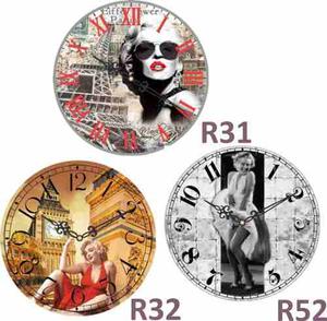 Relojes De Pared Marilyn 49 Cm