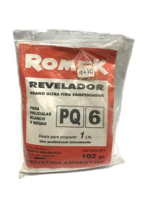 Revelador Romek Pq6 P/ Peliculas Fotografia Byn 1lt ()